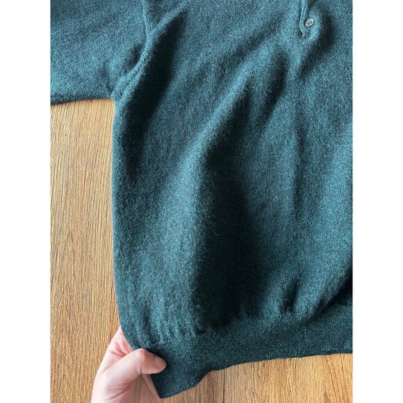 Brandini 100% Wool Vtg Green Sweater Size Small - Picture 5 of 5